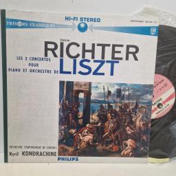 SVIATOSLAV RICHTER – LISZT ORCHESTRE SYMPHONIE DE LONDRES KYRIL KONDRACHINE Les 2 Concertos Pour Piano Et Orchestre 835.474 12" LP