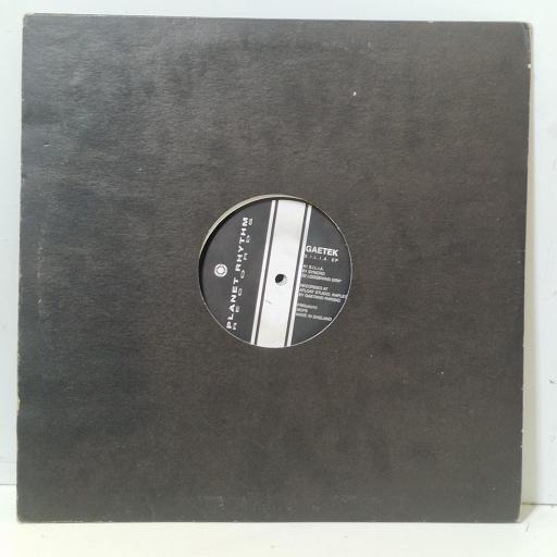 GAETEK, S.I.L.I.A EP, PRRUK010, 12" EP