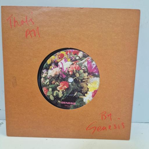 GENESIS Thats All TATA-1 7" SINGLE