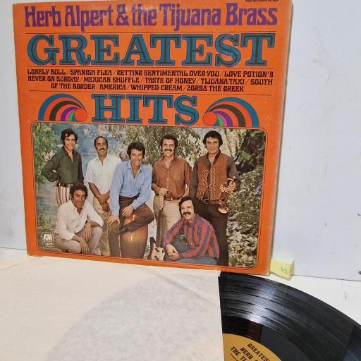 HERB ALPERT & THE TIJUANA BRASS, Greatest Hits, SP 4245, 12" LP