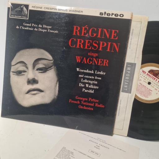REGINE CRESPIN Regine Crespin Sings Wagner ASD 553 12" LP