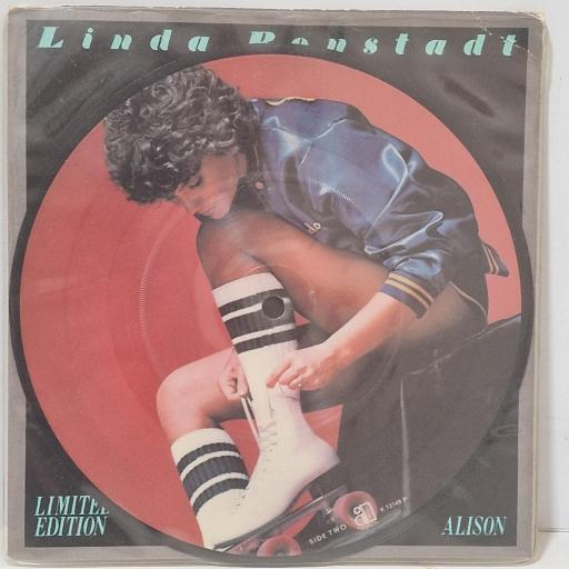 LINDA RONSTADT Alison K 13149 P 7" PICTURE DISC