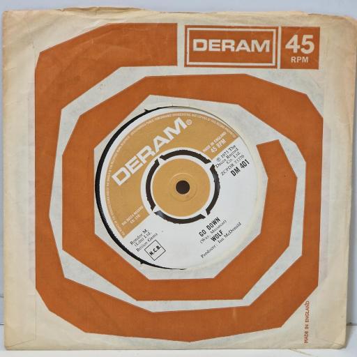 WOLF Two Sisters / Go Down DM 401 7" SINGLE