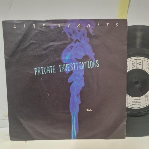 DIRE STRAITS Private Investigations DSTR 1 7" SINGLE