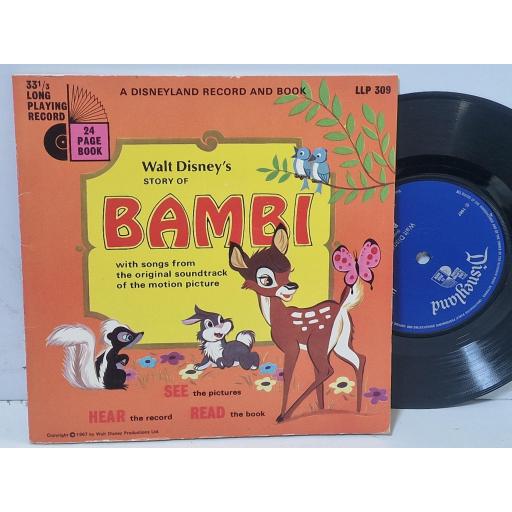 UNKNOWN ARTIST, Walt Disney's Story Of Bambi, LLP 309, 7"