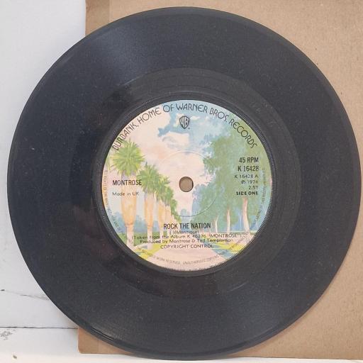 MONTROSE Rock The Nation K 16428 7" SINGLE