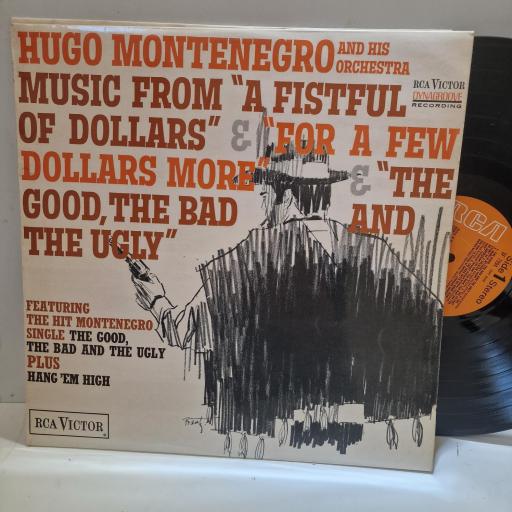 HUGO MONTENEGRO AND HIS ORCHESTRA, Music From “A Fistful Of Dollars" & “For A Few Dollars More" & “The Good, The Bad And The Ugly", SF 7994, 12" LP