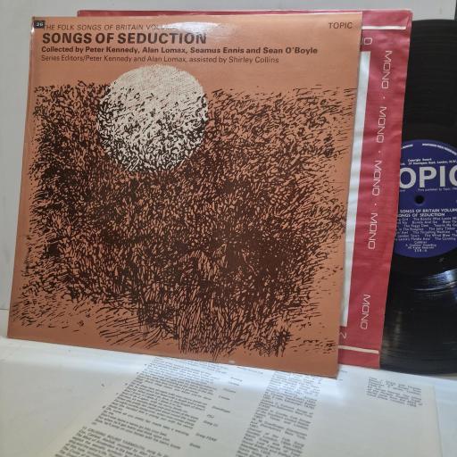VARIOUS, The Folk Songs Of Britain Volume 2: Songs Of Seduction, 12T158, 12" LP