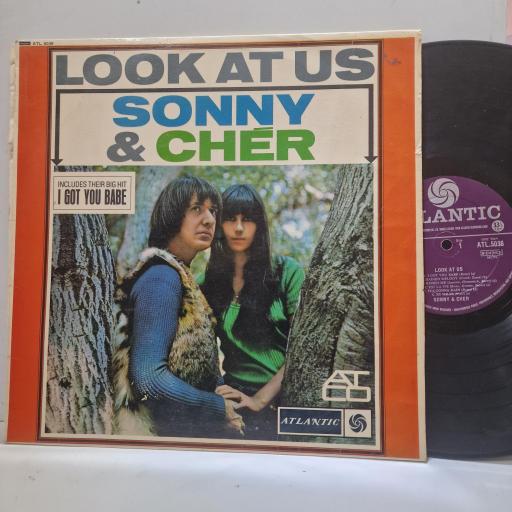 SONNY & CHER, Look At Us, ATL 5036, 12" LP