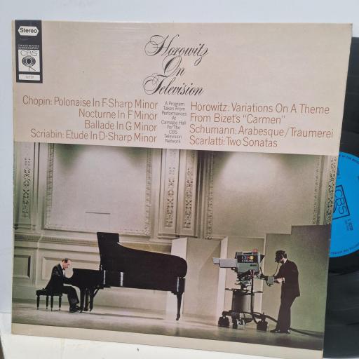 HOROWITZ Horowitz On Television S 72720 12" LP