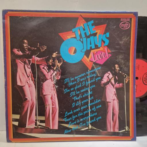 THE O'JAYS, Live!, MFP 50124, 12" LP