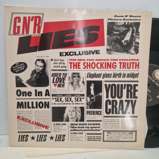 GUNS N' ROSES, G N' R Lies, 9 24198 1, 12" LP
