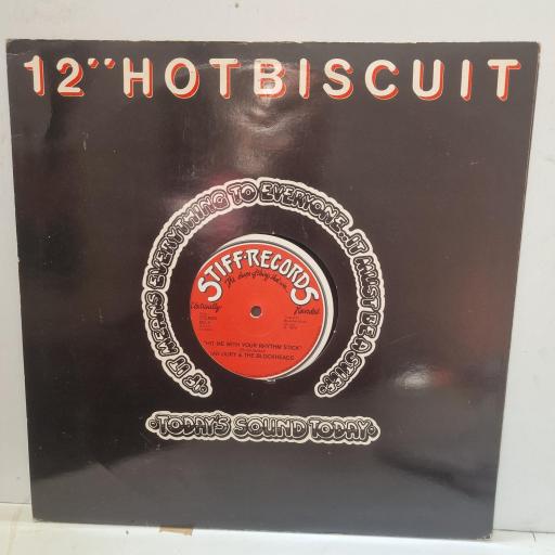IAN DURY & THE BLOCKHEADS, Hit Me With Your Rhythm Stick, MS4, 12" SINGLE