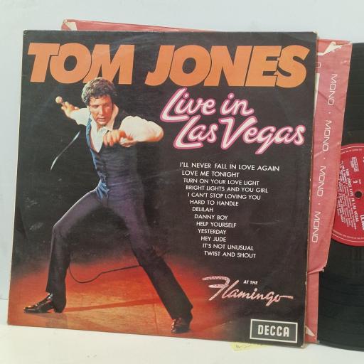 TOM JONES, Live In Las Vegas, LK 5032, 12" LP