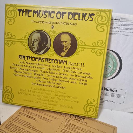 DELIUS SIR THOMAS BEECHAM The Music Of Delius – Volume 1 SHB32 12" BOX SET