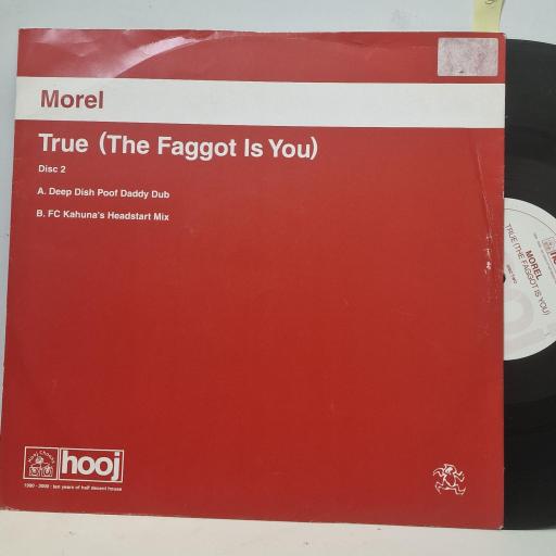 MOREL, True (The Faggot is You), HOOJ097R, 12" SINGLE