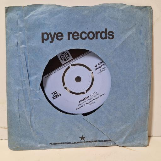 THE KINKS, Apeman, 7N.45016, 7" SINGLE
