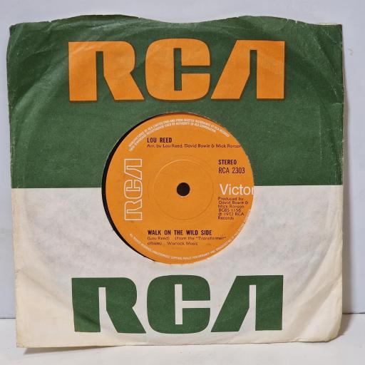 LOU REED Walk On The Wild Side RCA 2303 7" SINGLE
