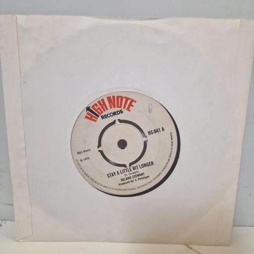 DELANO STEWART, Stay A Little Bit Longer, HS-041, 7" SINGLE