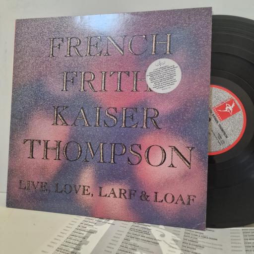 FRENCH, KAISER, THOMPSON, Live, Love, Larf & Loaf, FIEND 102, 12" LP