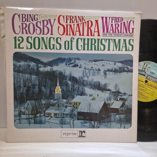 BING CROSBY, FRANK SINATRA, FRED WARING AND THE PENNSYLVANIANS, 12 Songs Of Christmas, R 2022, 12" LP