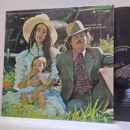 COUNTRY JOE MCDONALD, Tonight I'm Singing Just For You, 6359004, 12" LP