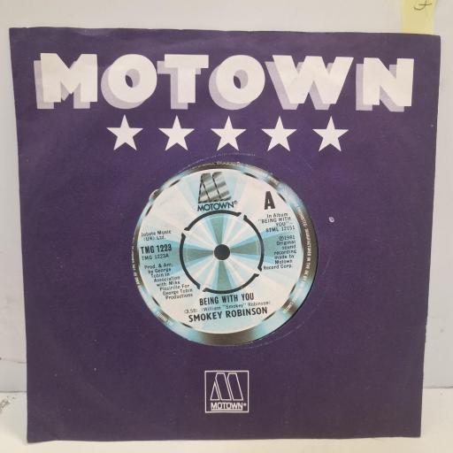 SMOKEY ROBINSON Being With You TMG 1223 7" SINGLE