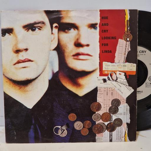 HUE AND CRY, Looking For Linda, YR 24, 7" SINGLE