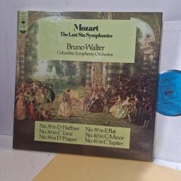 BRUNO WALTER COLUMBIA SYMPHONY ORCHESTER MOZART Mozart: The Last Six Symphonies CBS 77308 12" BOX SET