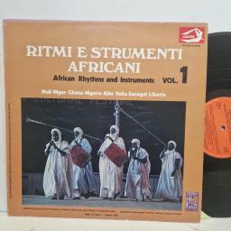VARIOUS Ritmi E Strumenti Africani (African Rhythms And Instruments Vol. 1) VPA 8256 12” LP