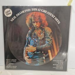 NEIL DIAMOND His 12 Greatest Hits 5C P062-95373 12” PD