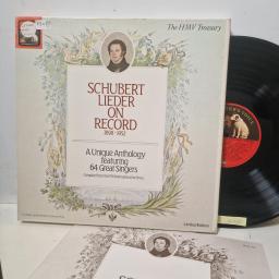 FRANZ SCHUBERT Schubert Lieder on Record 1898-1952 RLS 766 12” BOX SET