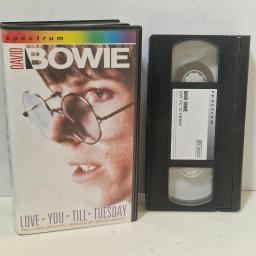DAVID BOWIE Love You Till Tuesday SPC 00022 VHS
