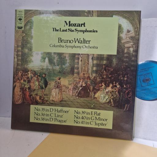 BRUNO WALTER COLUMBIA SYMPHONY ORCHESTER MOZART Mozart: The Last Six Symphonies CBS 77308 12" BOX SET