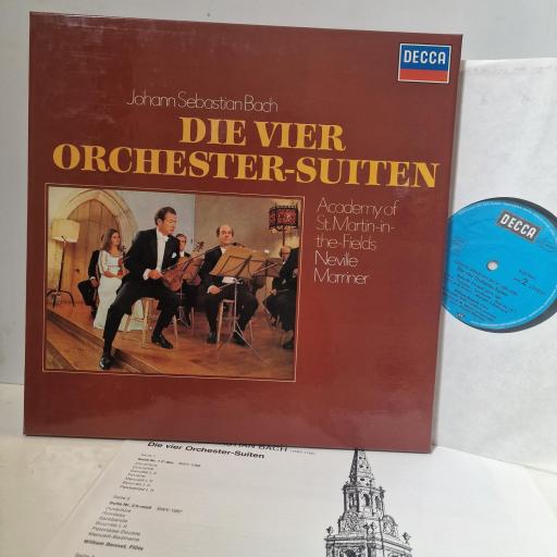 JOHANN SEBASTIAN BACH / THE ACADEMY OF ST. MARTIN-IN-THE-FIELDS NEVILLE MARRINER Die Vier Orchester-Suiten 6.35134 DX 12" BOX SET