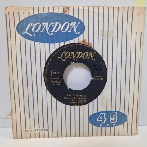 JOHNNY AND THE HURRICANES Red River Rock DL 20 283 7” SINGLE