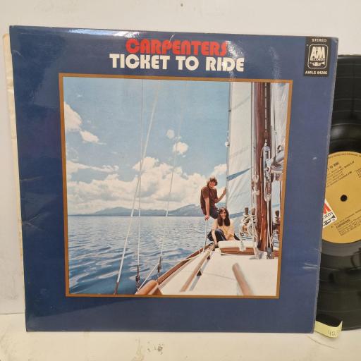 CARPENTERS Ticket To Ride AMLS 64205 12” LP