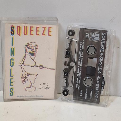 SQUEEZE Singles – 45’s And Under CAM 68552 CASSETTE