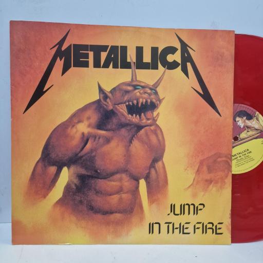 METALLICA Jump In The Fire CV 12 KUT 105 12” SINGLE RED VINYL