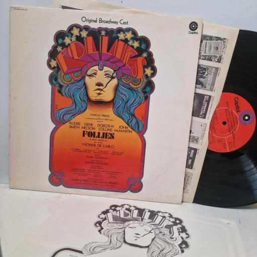 ORIGINAL BROADWAY CAST STEPHEN SONDHEIM Follies (Original Cast Recording) SO-761 12” LP