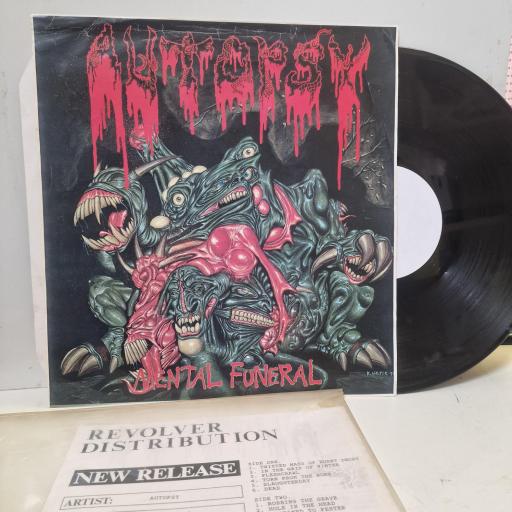 AUTOPSY Mental Funeral VILE 25 12” LP TEST PRESSING