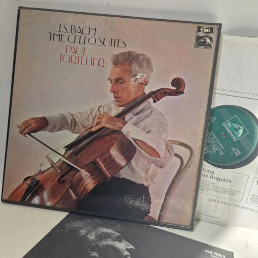 J.S. BACH PAUL TORTELIER The Cello Suites SLS. 798/3 12" BOX SET