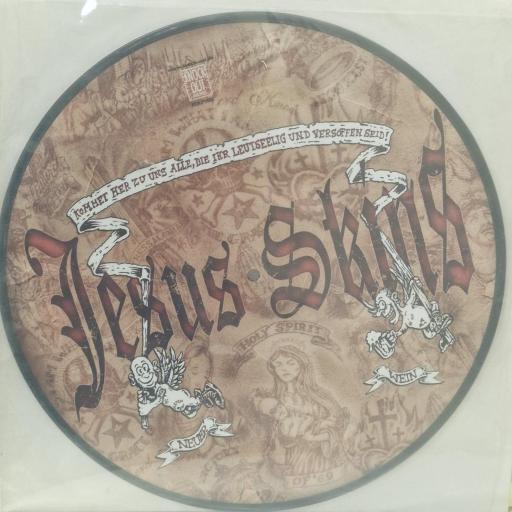 JEWDRIVER / JESUS SKINS Hail The Jew Dawn / Neuer Wein In Alten Schläuchen KOLP185 12” picutre disc