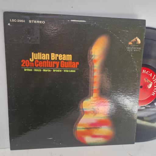 JULIAN BREAM / BRITTEN HENZE MARTIN BRINDLE VILLA-LOBOS 20th Century Guitar LSC-2964 12" LP