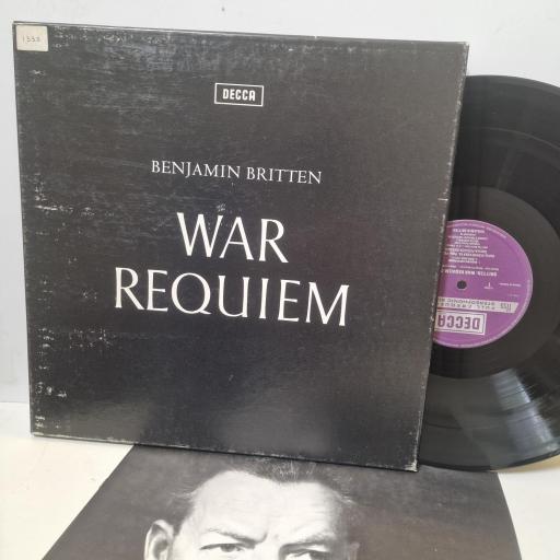 BENJAMIN BRITTEN War Requiem SET 252-3 12” BOX SET
