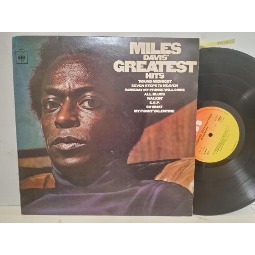 MILES DAVIS Miles Davis' Greatest Hits S 63620 12” LP