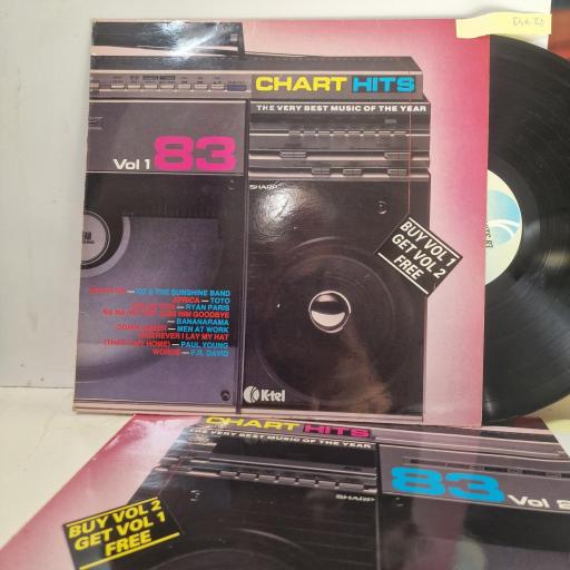 VARIOUS Chart Hits 83 Vol 1 AND Vol 2 NS 1256 A/B 12” LP