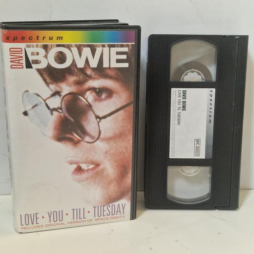DAVID BOWIE Love You Till Tuesday SPC 00022 VHS