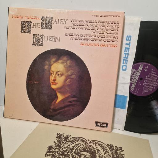 HENRY PURCELL ENGLISH CHAMBER ORCHESTRA THE AMBROSIAN OPERA CHORUS BENJAMIN BRITTEN The Fairy Queen – A New Concert Version SET 499-500 12” BOX SET