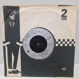 THE SPECIALS Rat Race / Rude Buoys Outa Jail CHS TT 11 7” SINGLE